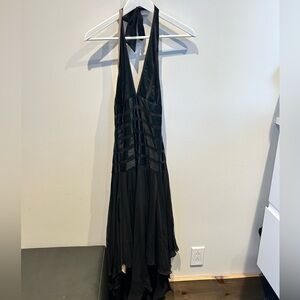 BCBGMaxAzria Black Backless Dress